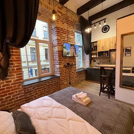 Apartment в самому центрі львова в проїзді крива липа
