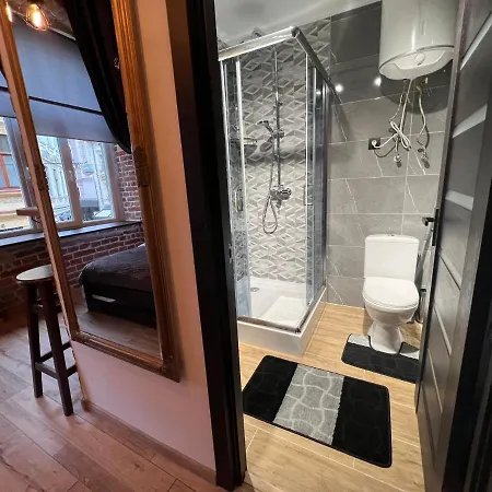 в самому центрі львова в проїзді крива липа Apartamento Leópolis